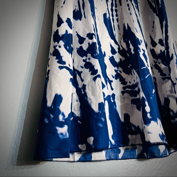 Cheng Xin | Super Soft Blue Tir Dye Pattern Dress Beach Dress // XL - Picture 11 of 13